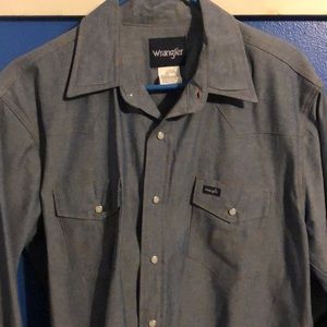 Men’s Wrangler Jean Long Sleeve Shirt